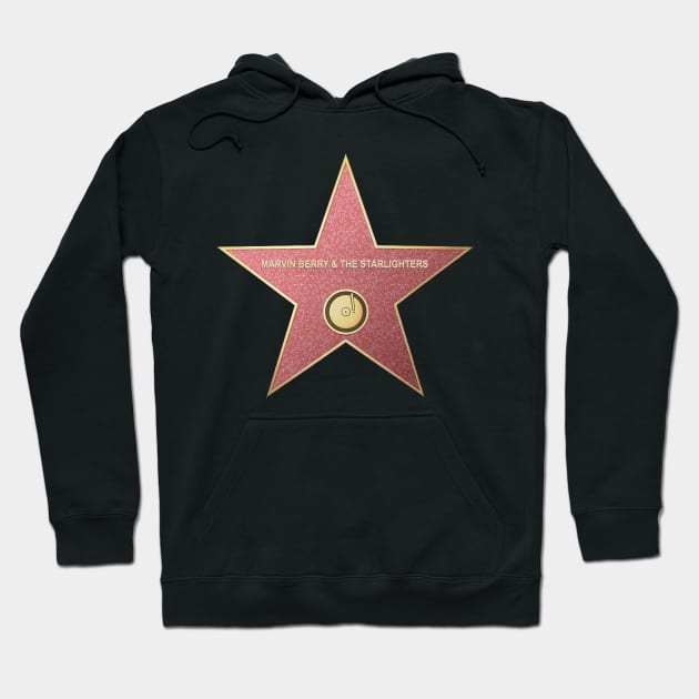 Marvin Berry & the Starlighters Hollywood Star Hoodie by RetroZest